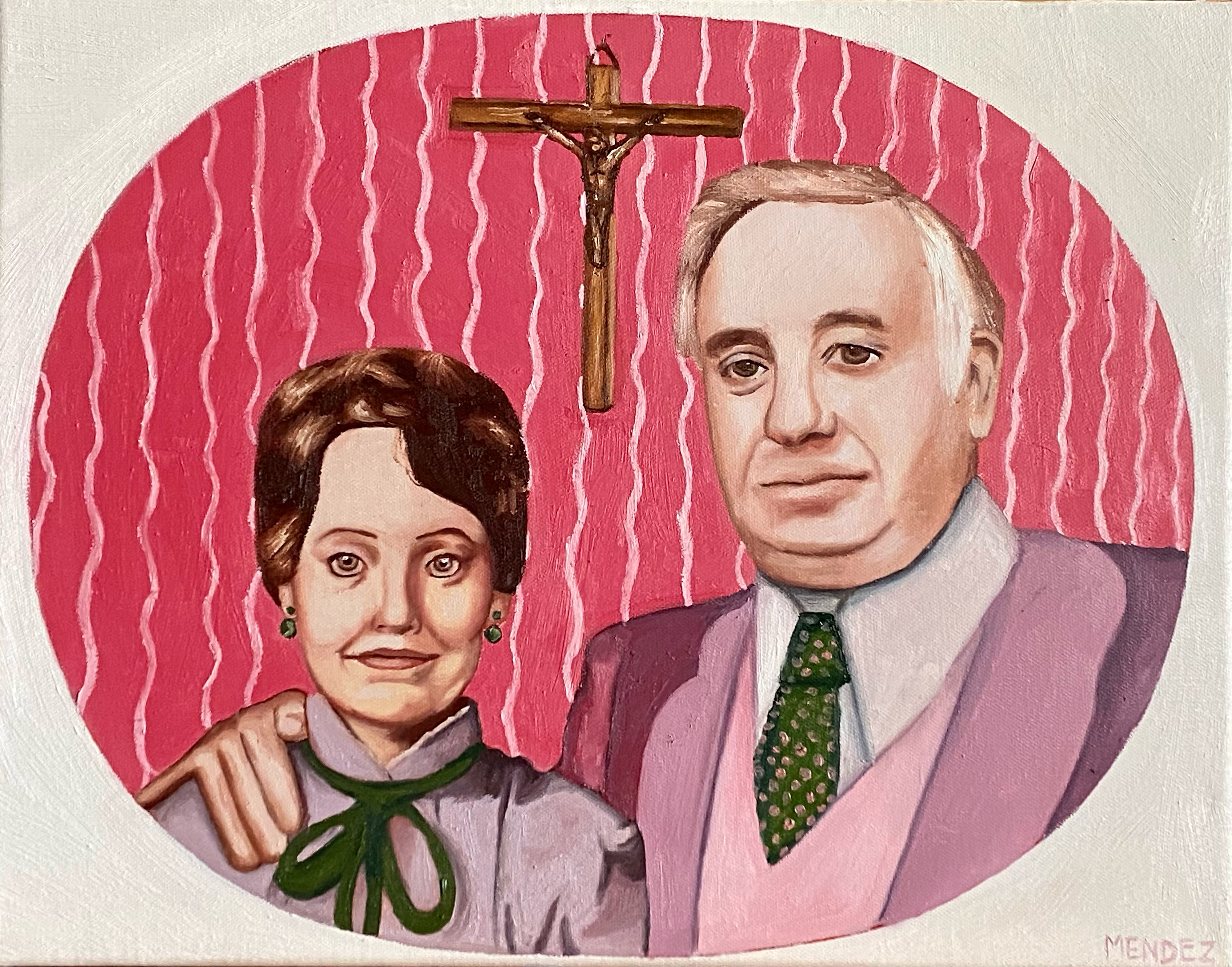 Ed and Lorraine Warren
Oil on Canvas
16” x 20”
2023
$1,200